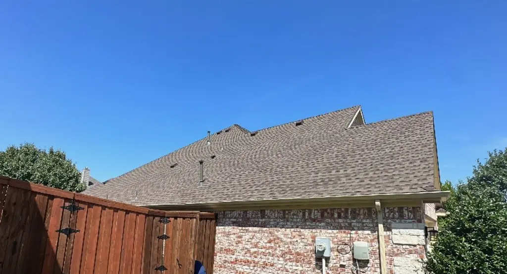 Completed roof replacement project in Allendale